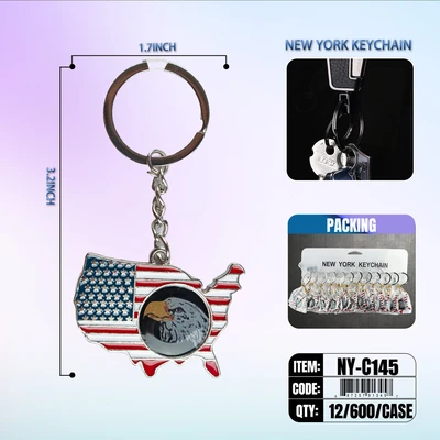 NY-C145, NY key chain, 887257913457