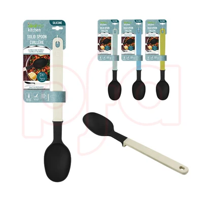 56371, Ideal Kitchen SILICONE SOLID SPOON, 191554563711