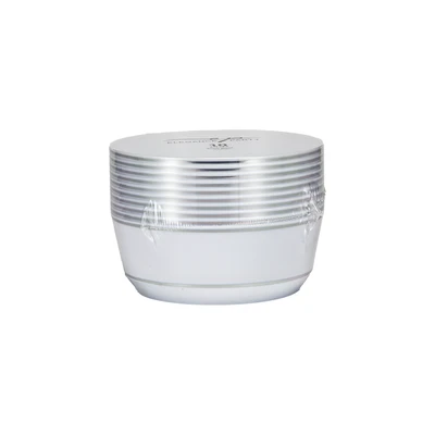 36357, EP 10PK 8oz Dessert Bowl White+Silver, 191554363571