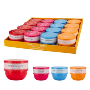88868, Body Cream 8 oz/236 g 4 Scents Barcelona Bliss/Madrid Muse/Marbella/Valencia Vibes - Solo En lbiza, 191554894563