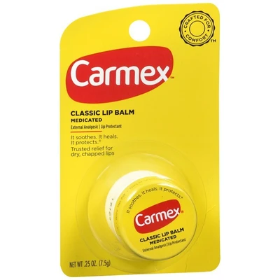 CXL12JB, Carmex Lip Balm 12ct Jar Blister, 083078113155
