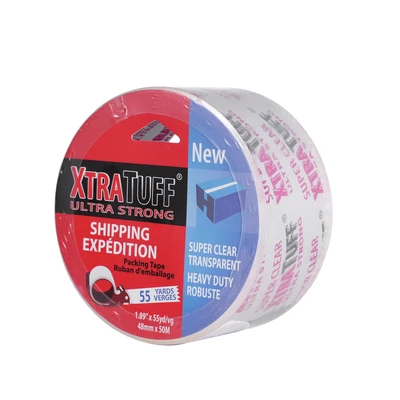 44008, XtraTuff Super Clear Packing Tape 55yd, 191554440081