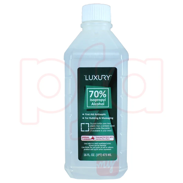 LA6573, Luxury Isopropyl Alcohol 16oz 70% White, 868275965734