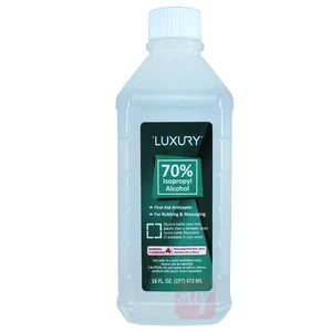 LA6573, Luxury Isopropyl Alcohol 16oz 70% White, 868275965734