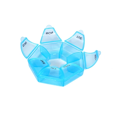 46104, Wish 7 Compartment Pill Box, 191554461048