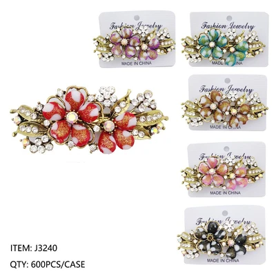 J3240, RHINESTONE HAIR CLIP, 887257832406