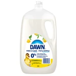 DAWNU24L-LE, Dawn Ultra Dish Liquid 2.4L 0% Free & Clear Dish Soap Lemon Scent, 030772154601