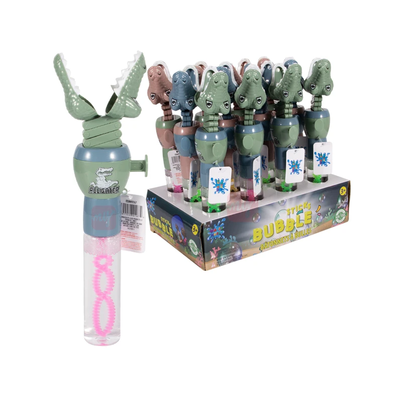 Crocodile bubble stick