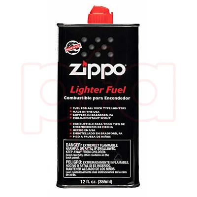 Z12LF, Zippo Lighter Fluid 12oz/355ml, 041689301224