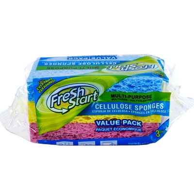 32221, Fresh Start Cellulose Sponges 3PK, 191554322219