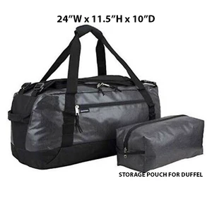 DB-BKC, Duffel Bag w/ Carry Bag Black, 91074090448