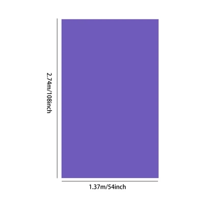 50008, Party Central Heavy Duty Rectangle Plastic Tablecover - Purple, 191554500082