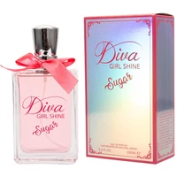 88322, Eau de Parfum 3.4 oz/100 ml Diva Girl Shine for Women - United Scents, 191554883222