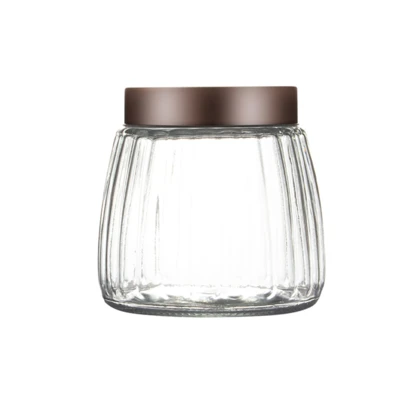 33204, Ideal Kitchen Glass Jar with Clear Lid 33.81 oz, 191554332041