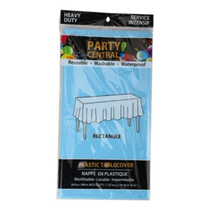 50004, Table Cover Rectangular 54*108In Light Blue, 191554500044