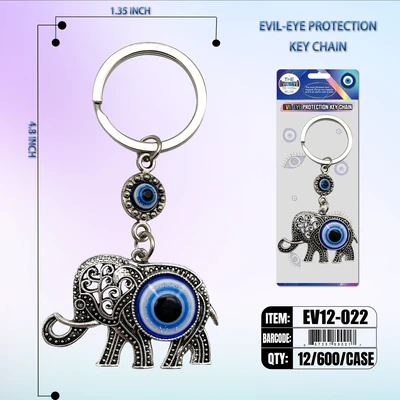 EV12-022, EVIL EYE KEY CHAIN PROTECTION, 887257890017