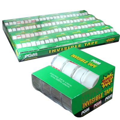 34304, Invisible Tape 3/4x300in 4PK, 602323343040