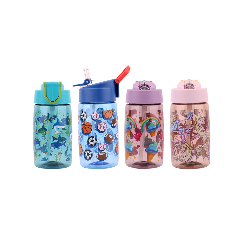 Splash Plastic Bottle Kids 16.9oz Flip Straw