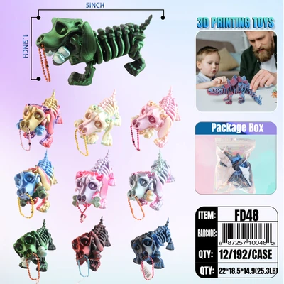 FD48, 3D Printed  Dog 24“, 887257100482
