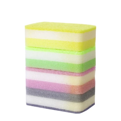 32218, Fresh Start Heavy Duty Scour Sponges 4PK -Assorted Colors, 191554322189