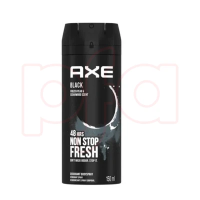 ABS150BK, Axe Body Spray 150ml Black, 7791293048888