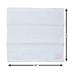 TWC00755, Hand Towel 12" x 12" in. White 1PK