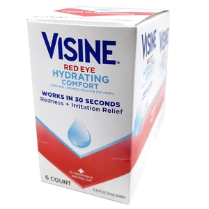 VISINE-DP6, Visine 8mL Eye Drop Blister Display Box 6's