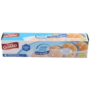31010, Fresh Guard Slider Freezer Bag Gallon 8CT, 191554310100