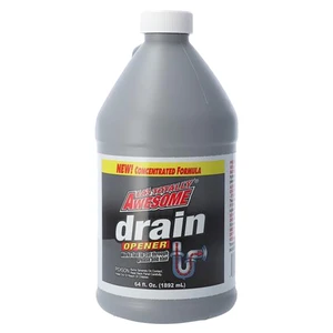 AWE119, Awesome Drain Opener 64oz Bonus Size, 722429640314