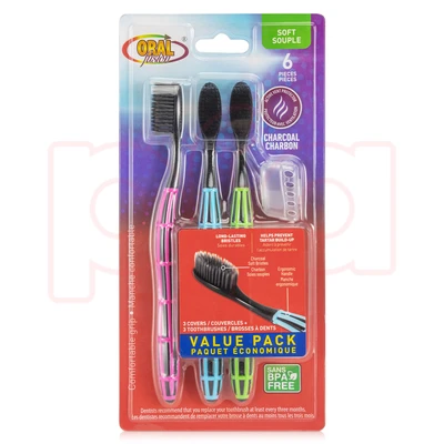 68064, Oral Fusion Toothbrush 6pk, 191554680647