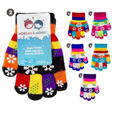 11301, MORGAN & MONROE Winter Glove Kids Snowflake, 191554113015