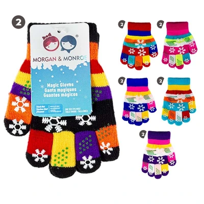 11301, MORGAN & MONROE Winter Glove Kids Snowflake, 191554113015