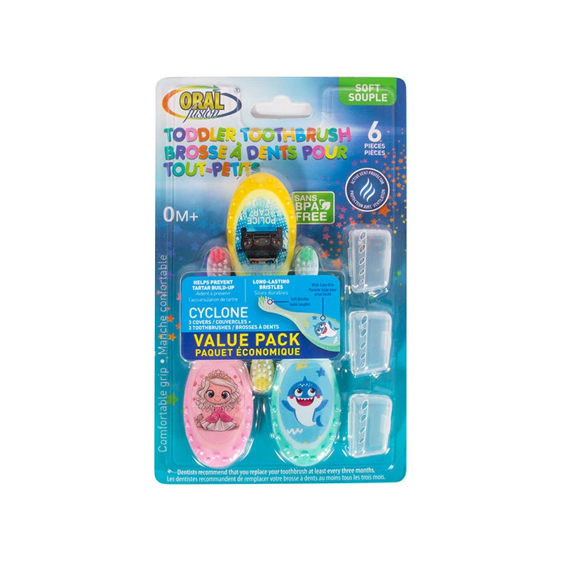 Oral Fusion Kids Toothbrush 6PK