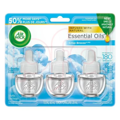 AWO3CB, Air Wick Oil 3PK Crisp Breeze