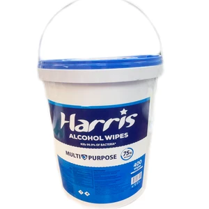 HW400, Harris Alcohol 75% Wipes 400CT, 8682320683044