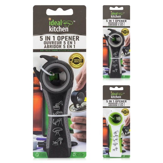 33316, Ideal Kitchen Magnetic Bottle Opener 5 in1, 191554333161