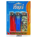 J2903, Roxi 3 Pack Lighters (Strip Clip), 693507131225