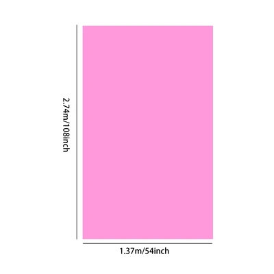 50005, Party Central Heavy Duty Rectangle Plastic Tablecover - Pink, 191554500051
