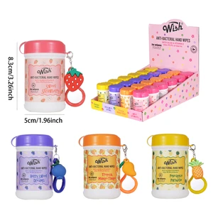 69302, Wish Sanitizing Hand Wipes 20CT with Charm Display, 191554693029