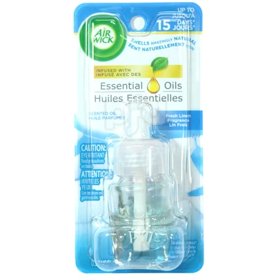 AWO1-FL, Air Wick Scented Oil Refill 1 Pack 8ml (0.27oz) Fresh Linen, 062338020938