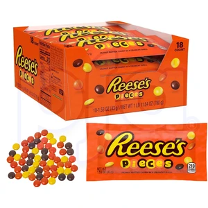 RP24851, Reese's Pieces Chocolate 1.53oz (43g) PDQ, 03424801