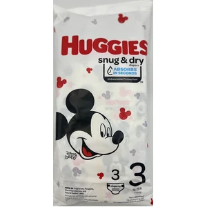 HD3DB3, Huggies snug and dry diapers Disney baby 3pk #3, 036000439496