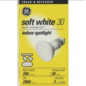 GE46848, GE Incandescent Indoor Spotlight 30W Frosted