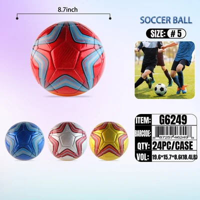 G6249, Soccer ball No.#5 Assted Color, 887257462498