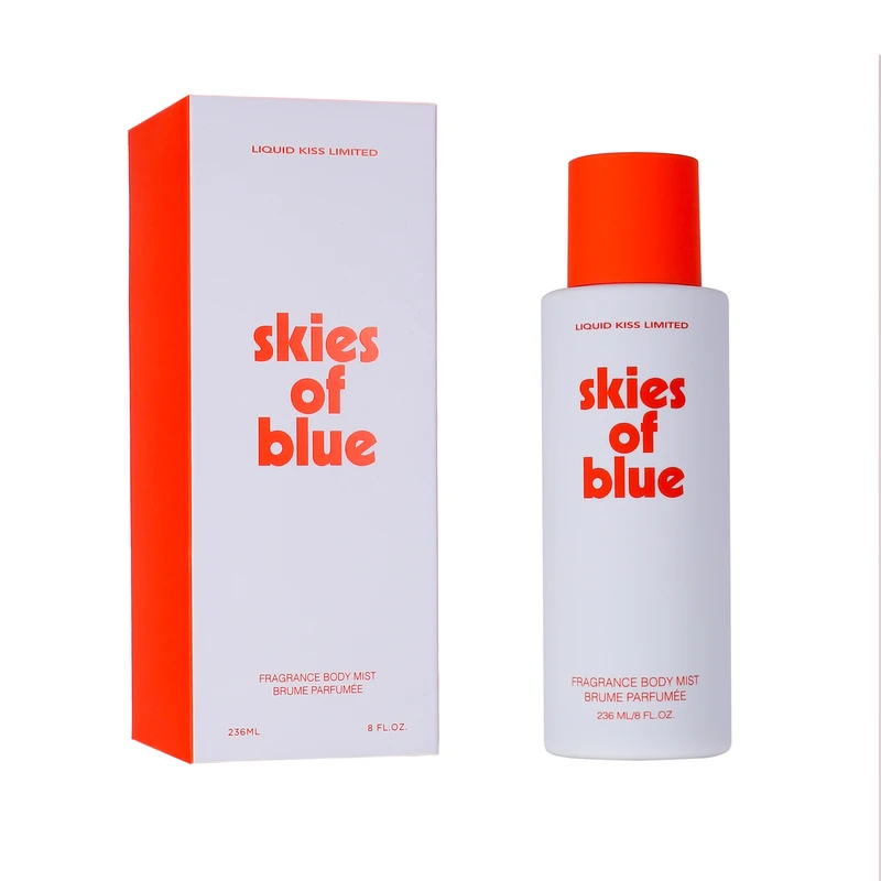 LIQUID KISS LIMITED Women's Body Mist 8oz/236ml Skies of Blue