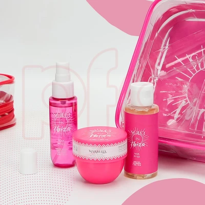 89903, Solo Women's 3pcs Bag Set 1.76 oz Body Butter 2 oz Bubble Bath 1.02 oz Body Mist Madrid Muse/Valencia Vibes/Barcelona Bliss/Mar Bella, 191554895164