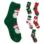 12106, Cindy Claire Christmas Winter Socks Fuzzy HD Xmas, 191554121065