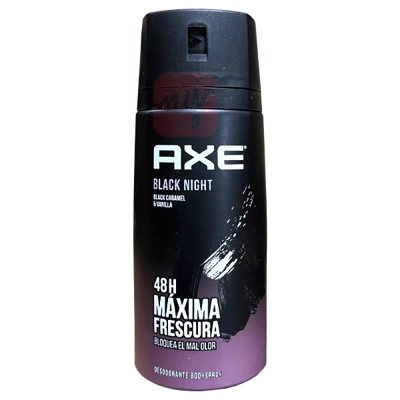 ABS150BN, Axe Body Spray 150ml Black Night, 7791293041230