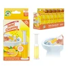 60125, Toilet Cleaning Gel 1 Pack Clean Lemon Scent 1.61oz with 14 Stamps - Air Fusion, 191554601253