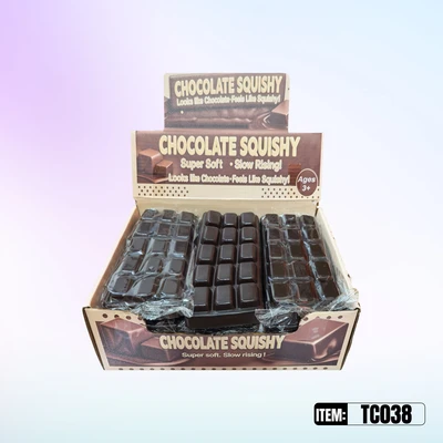TC038, Squishy Butter Chocolate  5.31"x1.57"x1.46", 887258030382